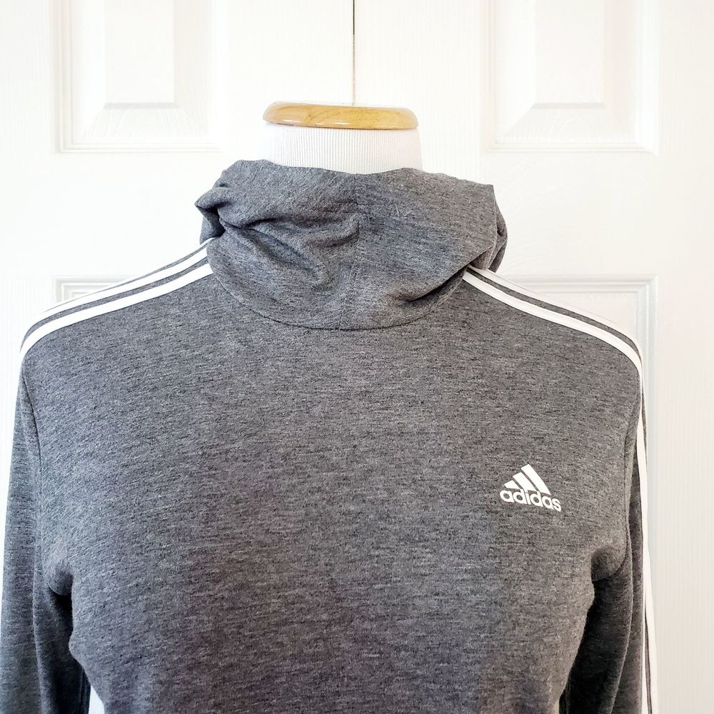 Adidas High Neck Long Sleeve Hoodie - Picture 3 of 5
